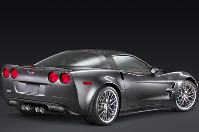 2009 Chevrolet Corvette ZR1 rear view