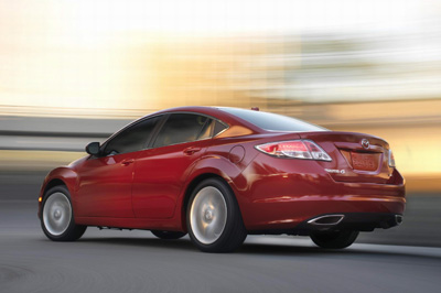 2009 Mazda 6 rear view