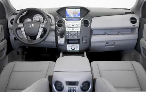 2009 Honda Pilot Touring interior as shown