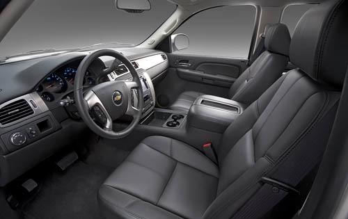 2009 Chevy Tahoe LTZ interior as shown