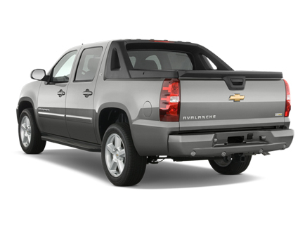 2010 Chevy Avalanche rear view