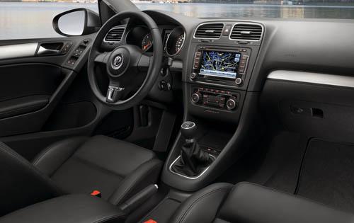 2010 Volkswagen Golf interior When it comes to the Golf's interior 