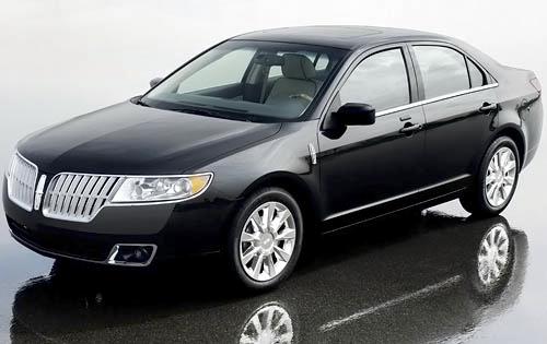 2010 Lincoln MKZ front view