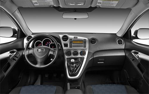 2010 Toyota Matrix interior. Interior: The 2010 Matrix's cabin is as stylish 