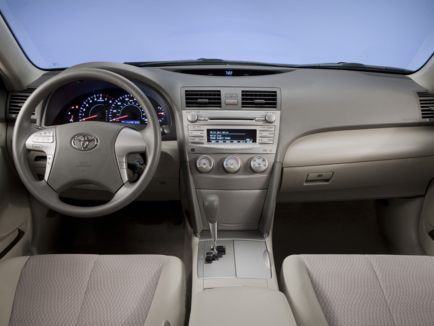2011 Toyota Camry interior. Interior: The 2011 Camry's cabin is attractive, 