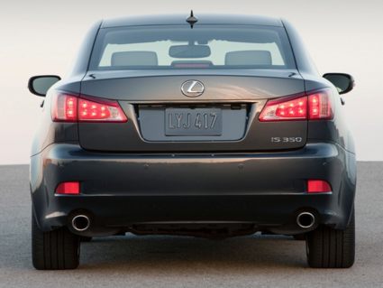 2011 Lexus IS 250 rear view