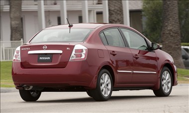 2011 Nissan Sentra rear view