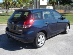 Toyota Matrix rear and side panel