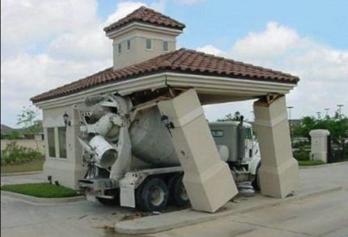 Cement Truck Accident