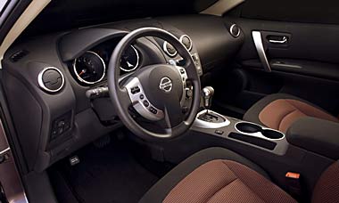 Used Nissan Rogue interior (2008)