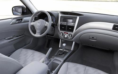 2010 Subaru Forester 2.5X interior