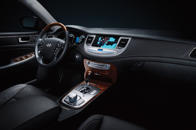 Hyundai Genesis (2009) interior Hyundai Genesis (2009) interior