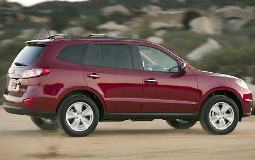 2010 Hyundai Santa Fe Limited side view