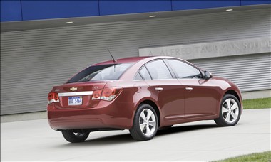2011 Chevy Cruze rear view