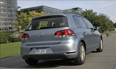 2011 Volkswagen Golf rear view