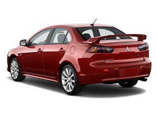 2011 Mitsubishi Lancer GTS rear view