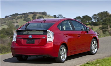 2011 Toyota Prius rear view