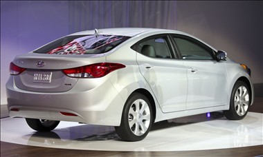 2012 Hyundai Elantra rear view
