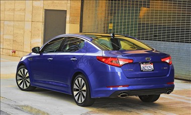 2012 Kia Optima rear view