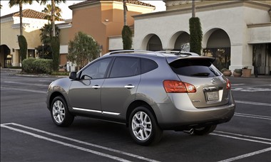 2012 Nissan Rogue rear view