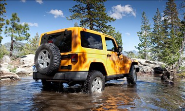 2012 Jeep Wrangler rear view