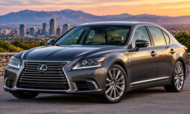 2015 Lexus LS flagship luxury sedan