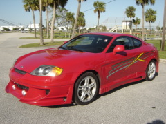 Used Hyundai Tiburon GT with body kit (2003)