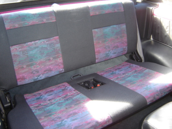 1994 Geo Tracker rear seats