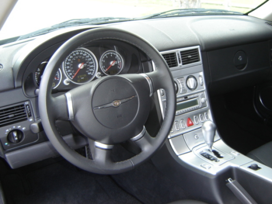 2004 Chrysler Crossfire interior view