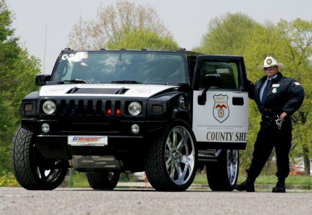 County Sheriff Police Vehicle